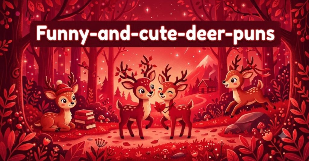 Cute Deer Puns