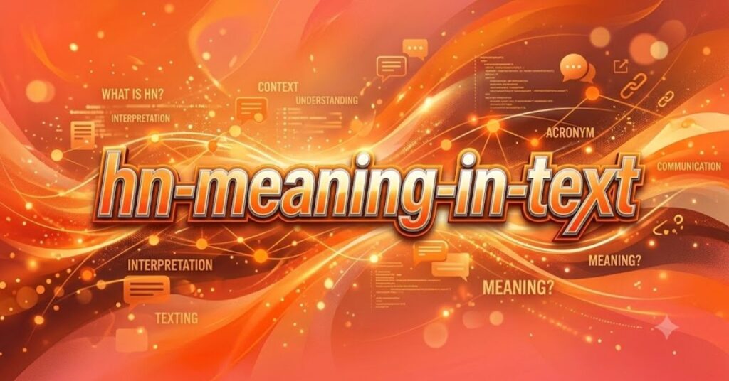 hn meaning in text