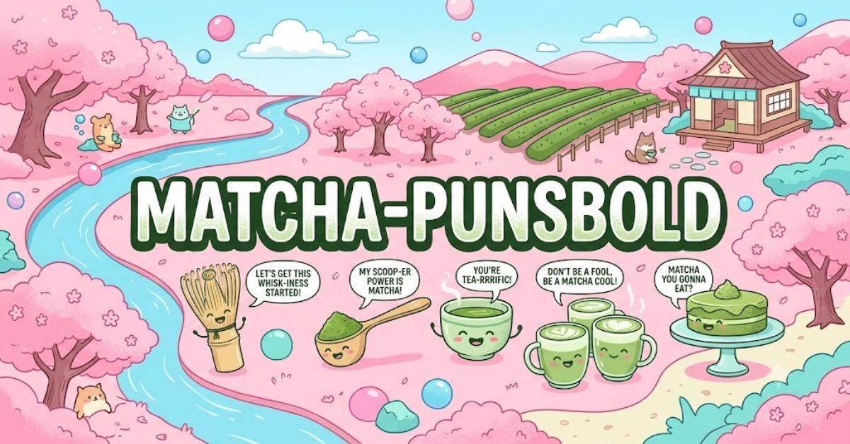 matcha puns