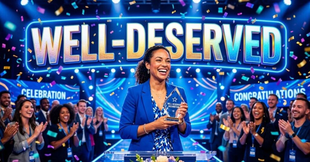 well-deserved