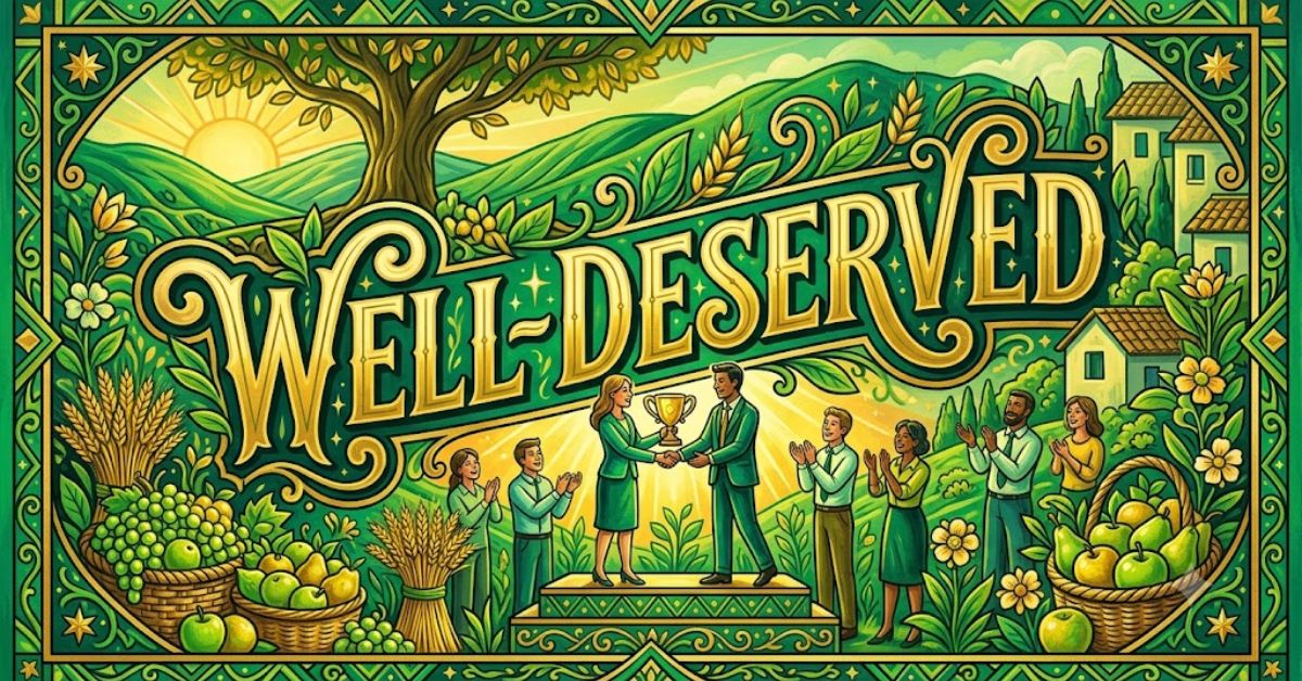 well-deserved
